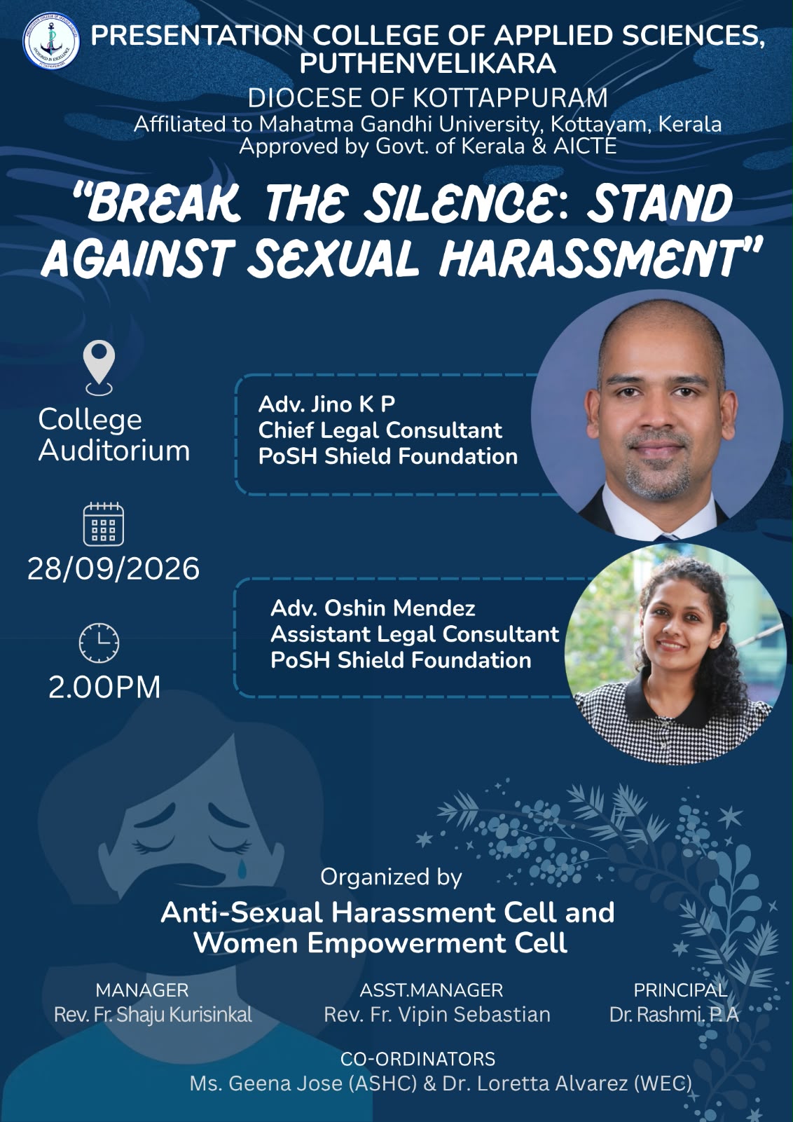 Break the Silence Stand Against Sexual Harassment