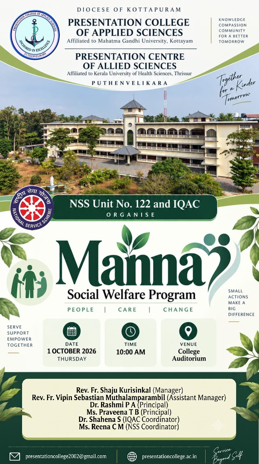 Manna Social Welfare Program