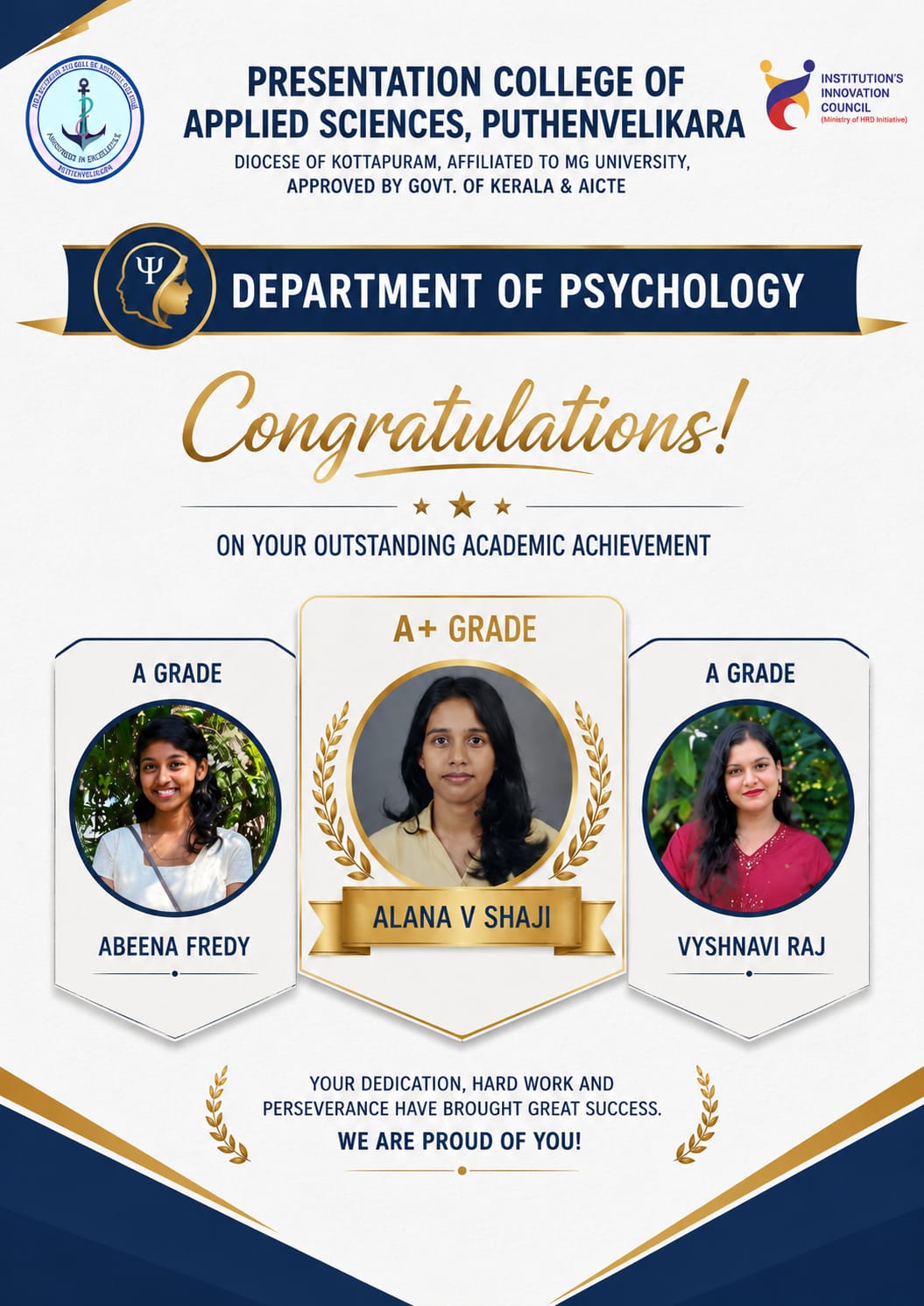 DEPARTMENT OF PSYCHOLOGY