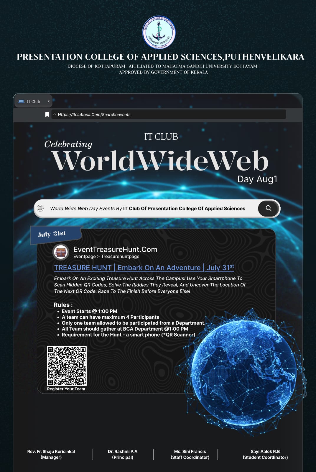 CELEBRATING WORLD WIDE  WEB,TREASURE HUND