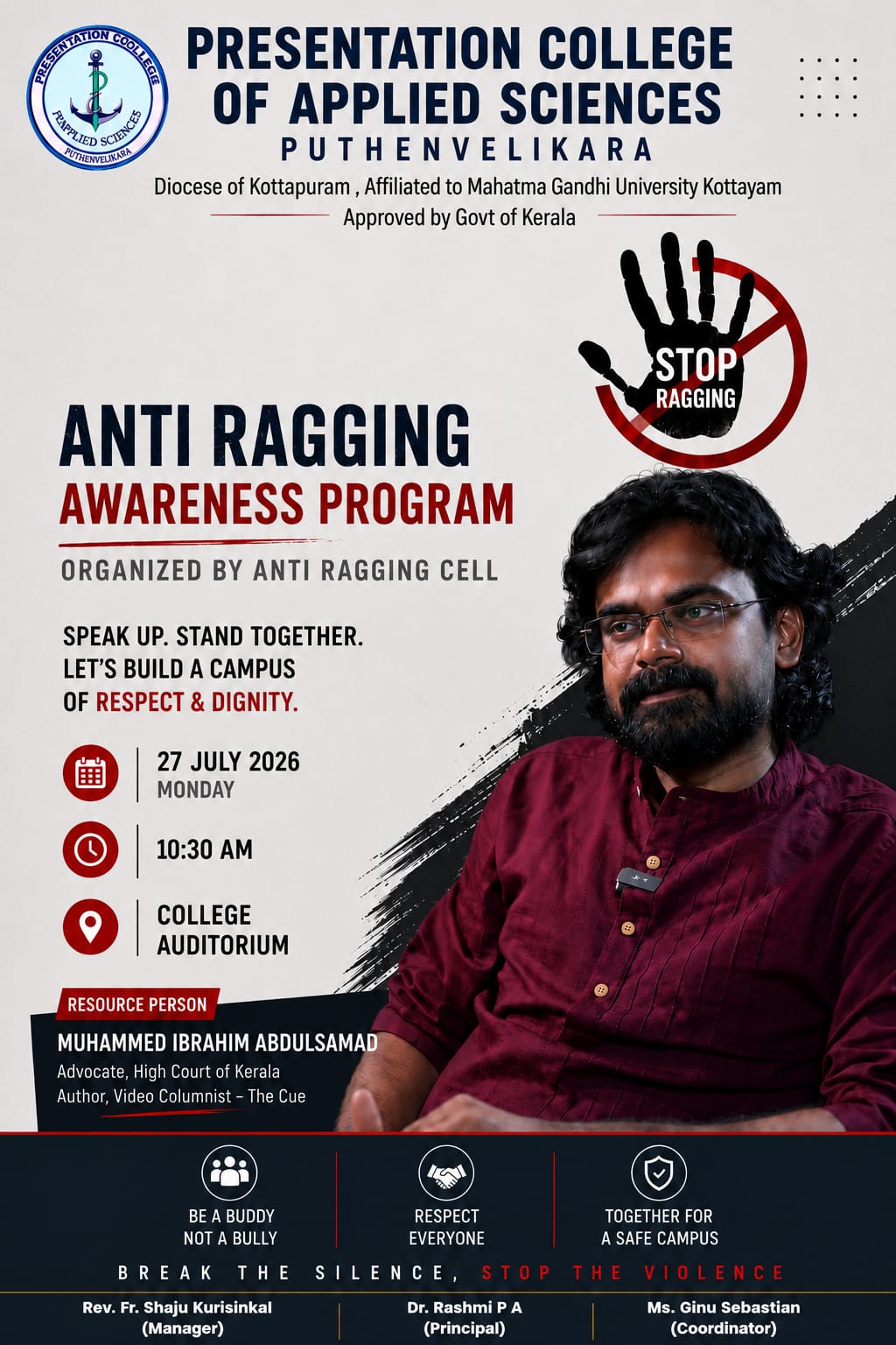 ANTI RAGGING AWARENESS